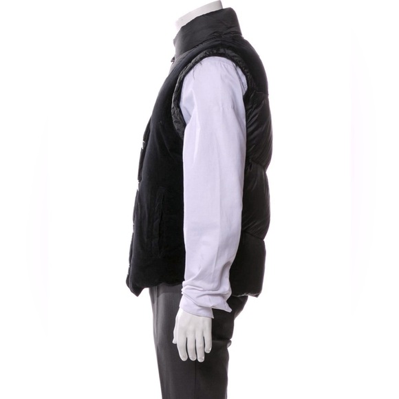 🔥 🆕 GIVENCHY Jacket Nylon Puffer Vest with Velvet, Black Size 46 / S MSRP $1950 - Picture 3 of 15
